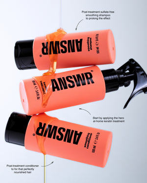 At-home keratin treatment kit